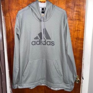 Women’s gray Adidas pull over hoodie! Only been worn once!